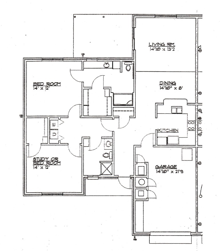 floor plan - duplex